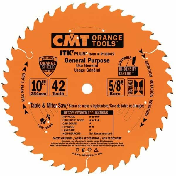 General Purpose Saw Blade - 10" x 42T x 5/8" Bore alt 0