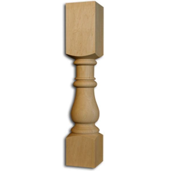 Squire DinTable Leg Red Oak alt 0