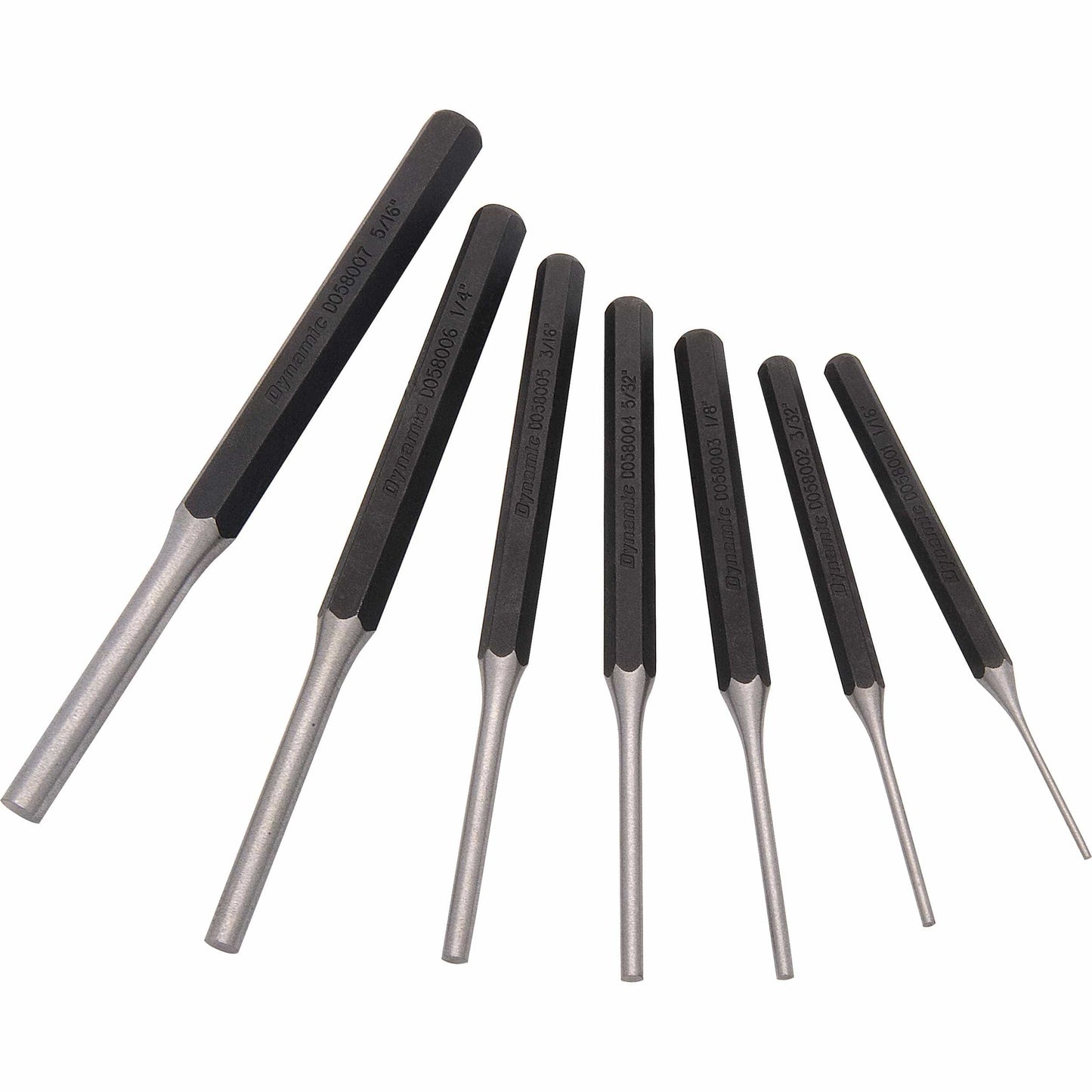 Pin Punch Set, 1/16" - 5/16", 7pc alt 0
