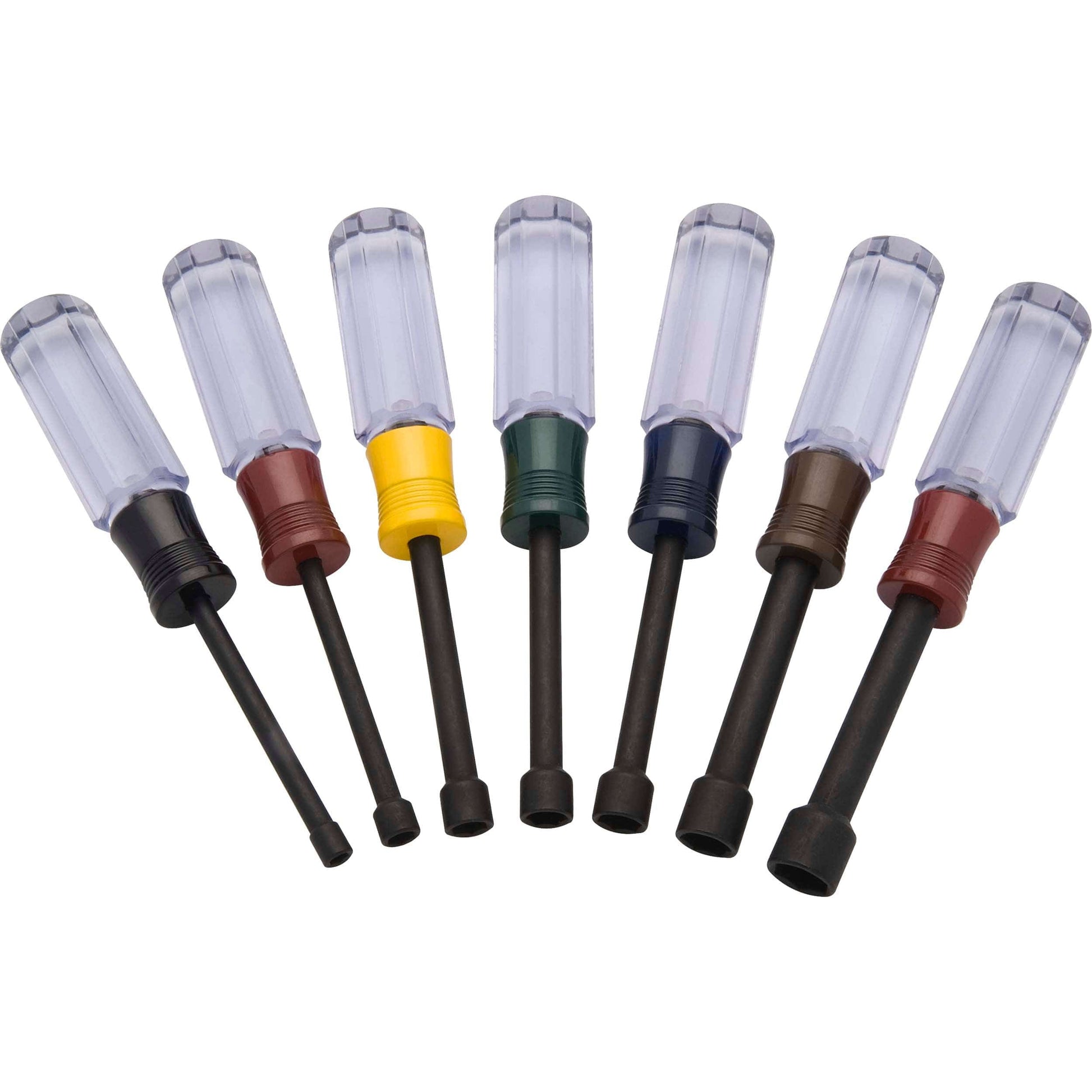 Nut Driver Set with Acetate Handles, SAE 7pc alt 0