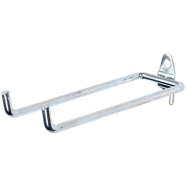 DuraHook 5 3/4" Double Rod, 80 Degree Pegboard Hook, 10 Pack alt 0