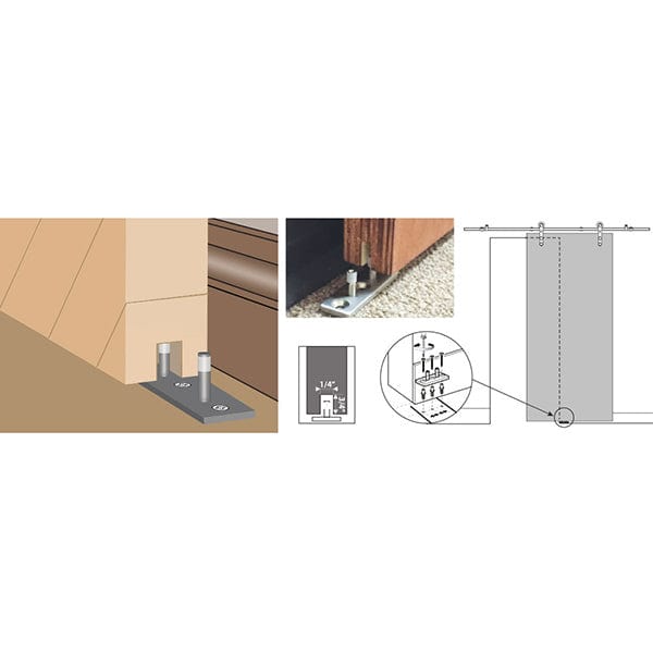 Stainless Steel -304  Grade- Sliding Rolling Barn Door Hardw alt 3