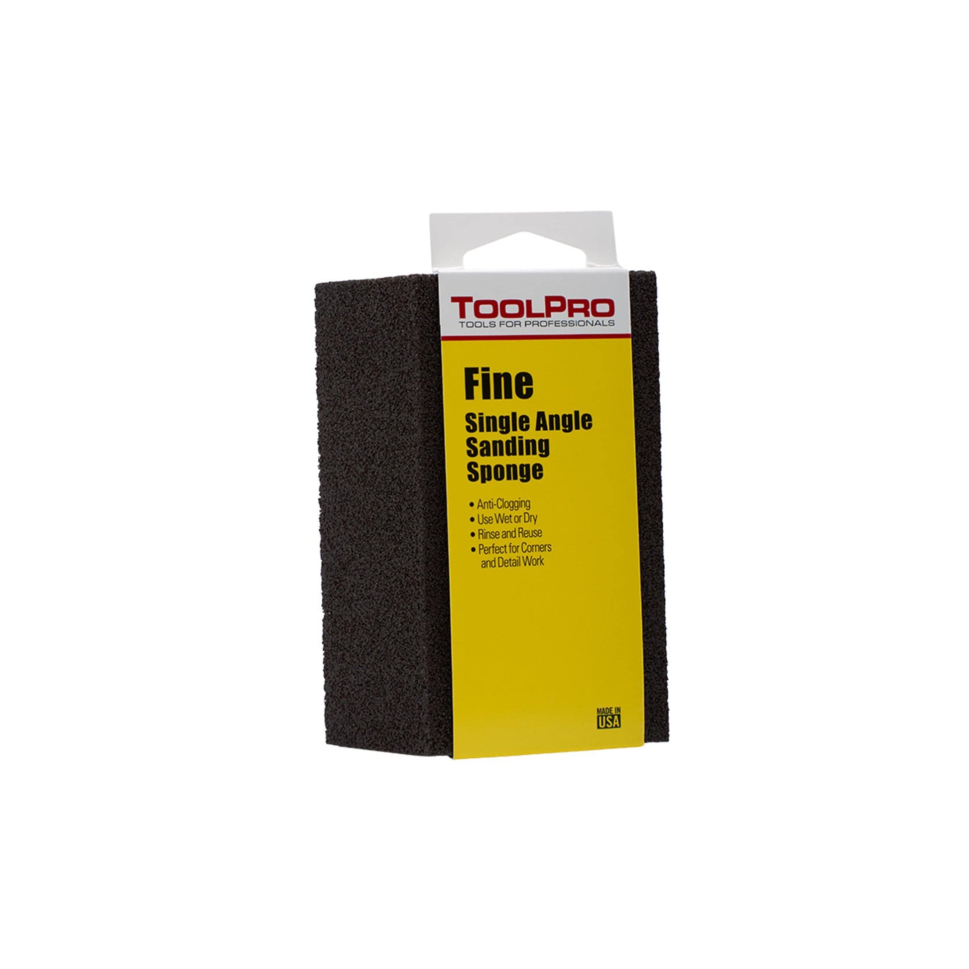 ToolPro Single Angle Sanding Sponge, Fine Grit alt 0