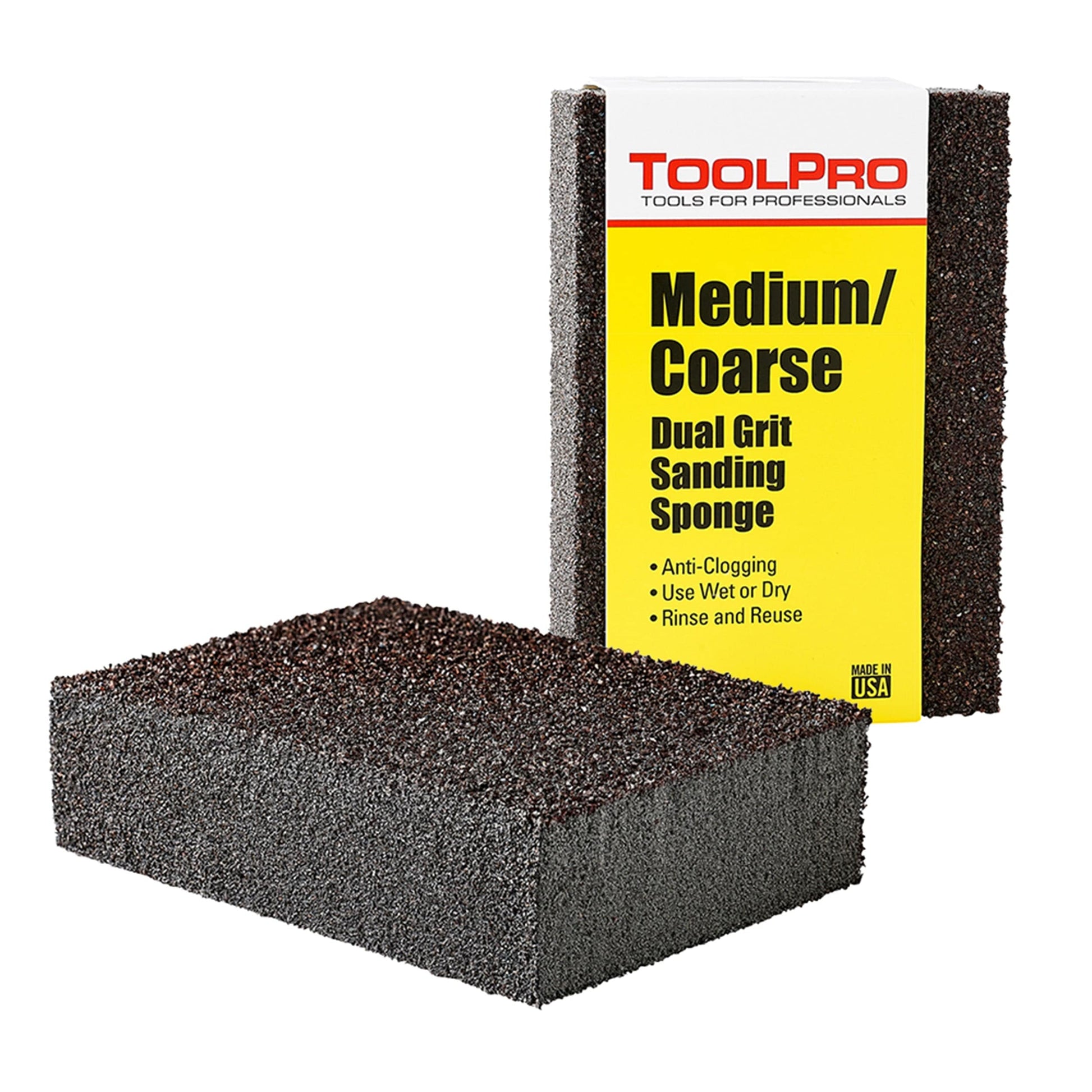 ToolPro Sanding Sponge, Medium-Coarse Grit alt 0