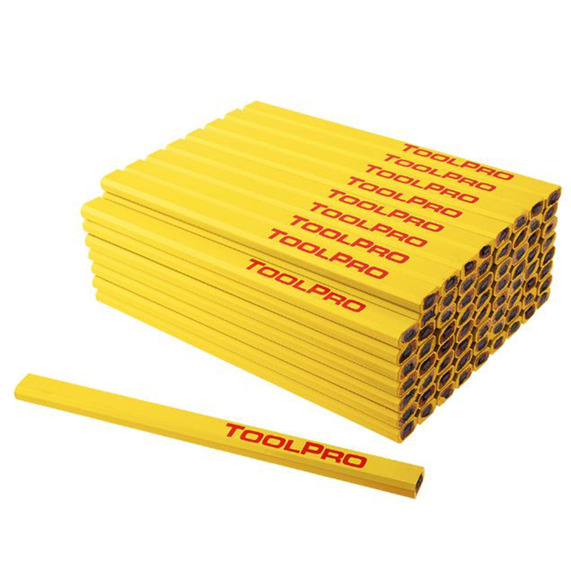 Carpenters' Pencils, Flat, Medium Lead, Pack of 72 alt 0