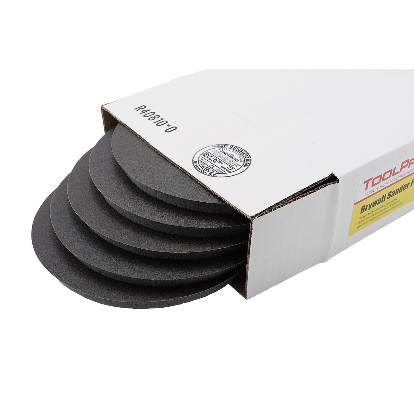 ToolPro 220G Drywall Sander Pads, 5-Pack alt 0