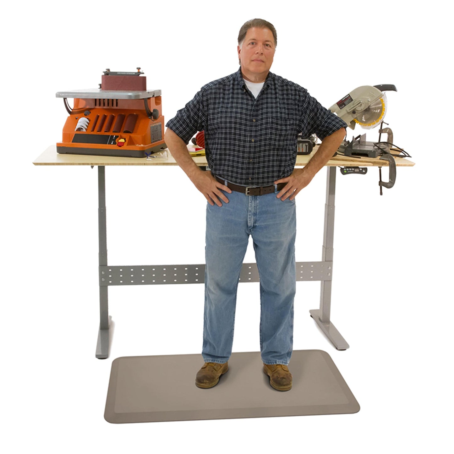 Eco-Pro Commercial Mat, Taupe, 24" x 36" alt 0