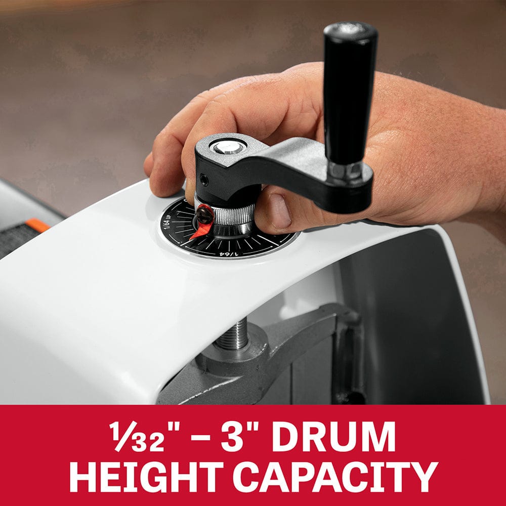 18" Drum Sander with Open Stand  - 1-3/4 HP 1 Ph 115V - JWDS-1836