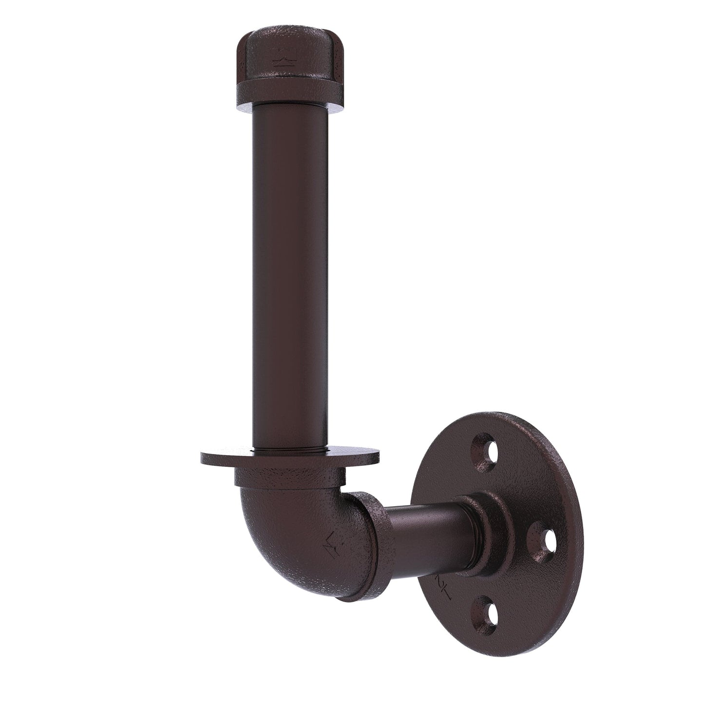 Upright Toilet Paper Holder, Antique Bronze Finish alt 0