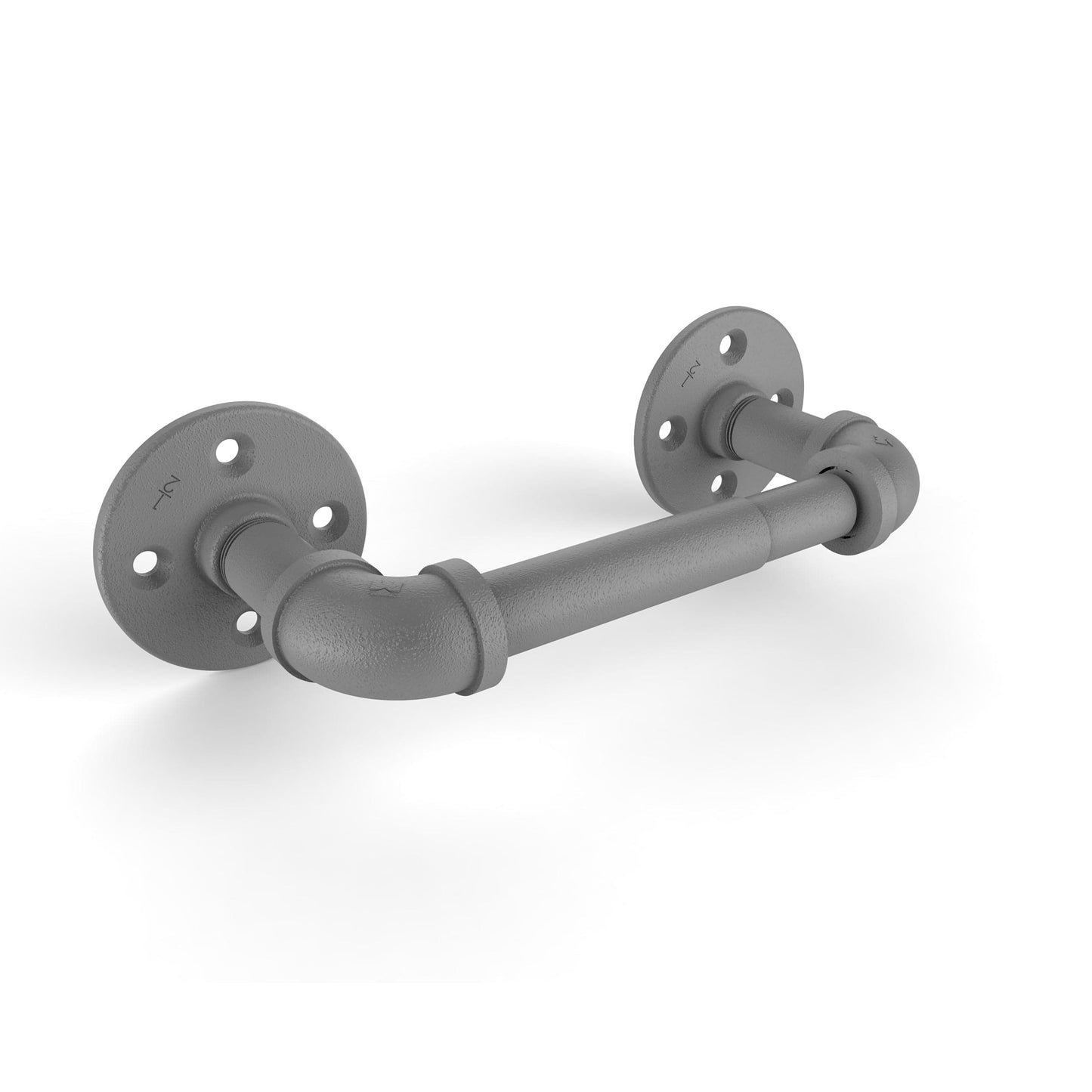 2 Post Toilet Paper Holder, Matt Gray Finish alt 0