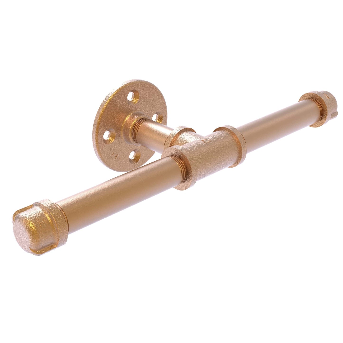 Double Roll Toilet Paper Holder, Brushed Bronze Finish alt 0