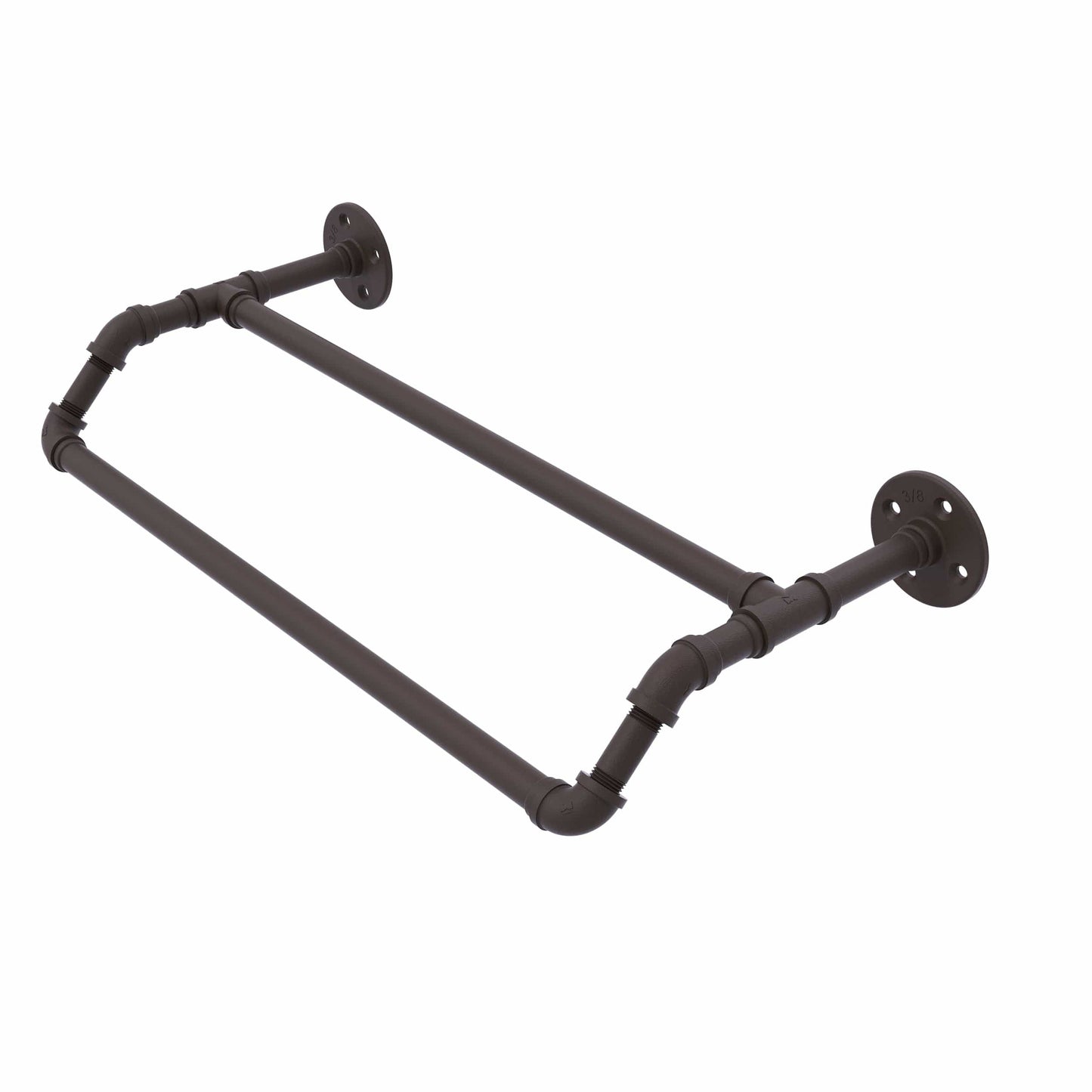 24" Double Towel Bar, Oil Rubbed Bronze Finish alt 0