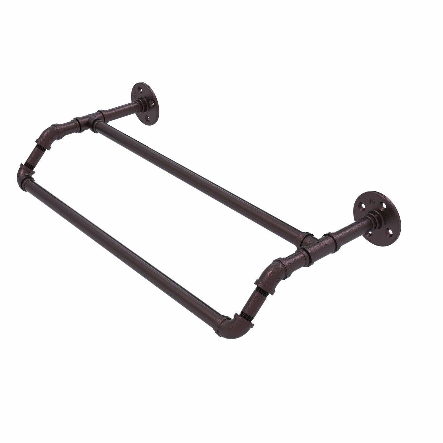 36" Double Towel Bar, Antique Bronze Finish alt 0
