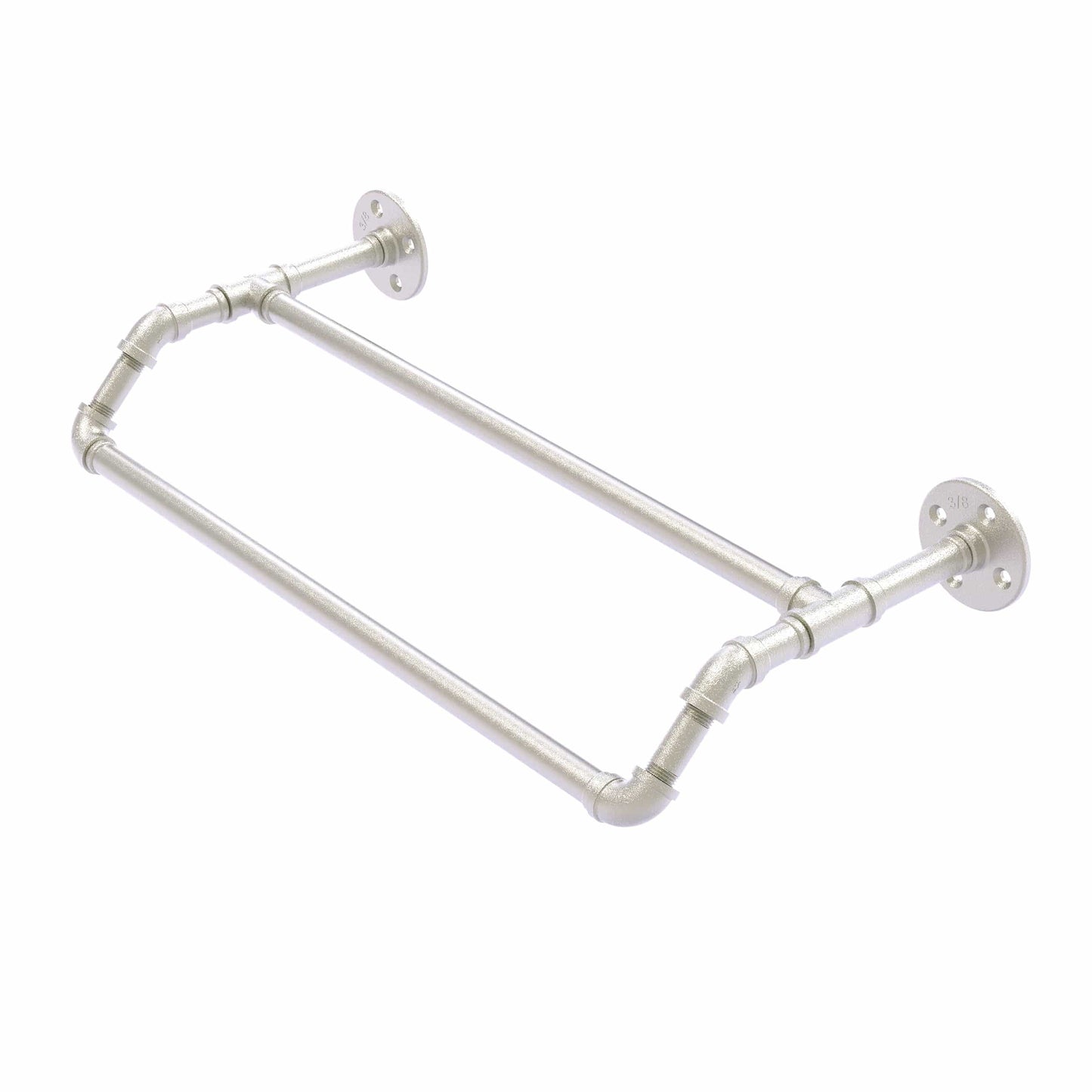 36" Double Towel Bar, Satin Nickel Finish alt 0
