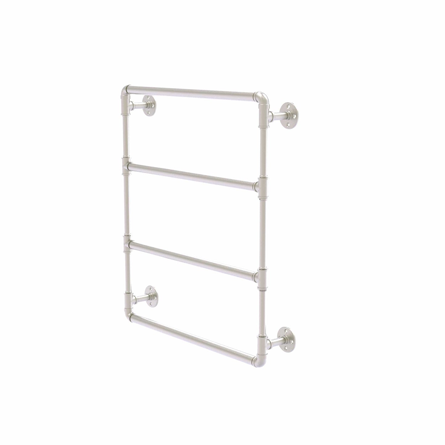 36" Wall Mounted Ladder Towel Bar, Satin Nickel Finish alt 0