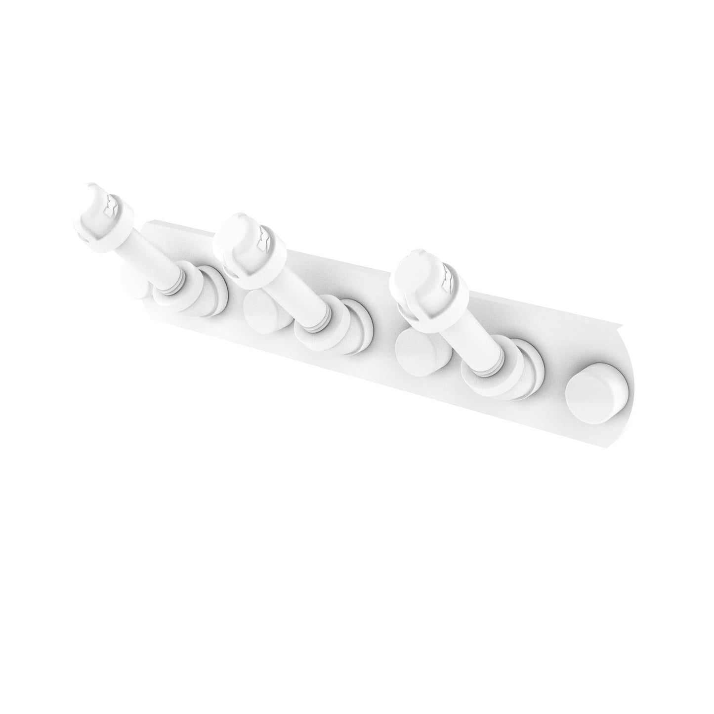 3 Position Multi Hook, Matt White Finish alt 0