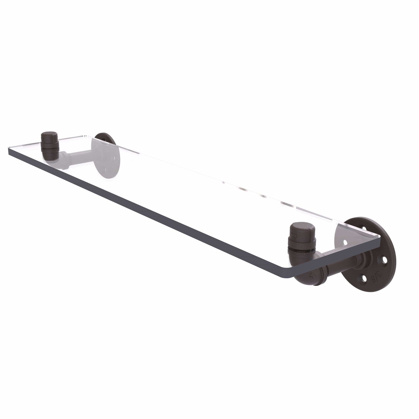 22" Glass Shelf, Oil Rubbed Bronze Finish alt 0
