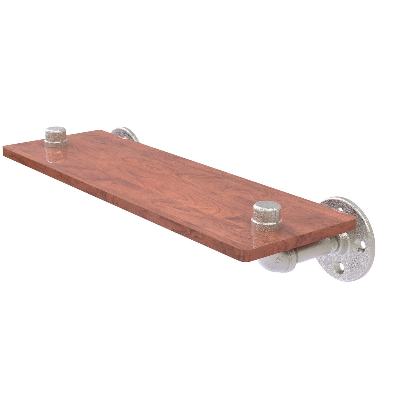 16" Ironwood Shelf, Satin Nickel Finish alt 0