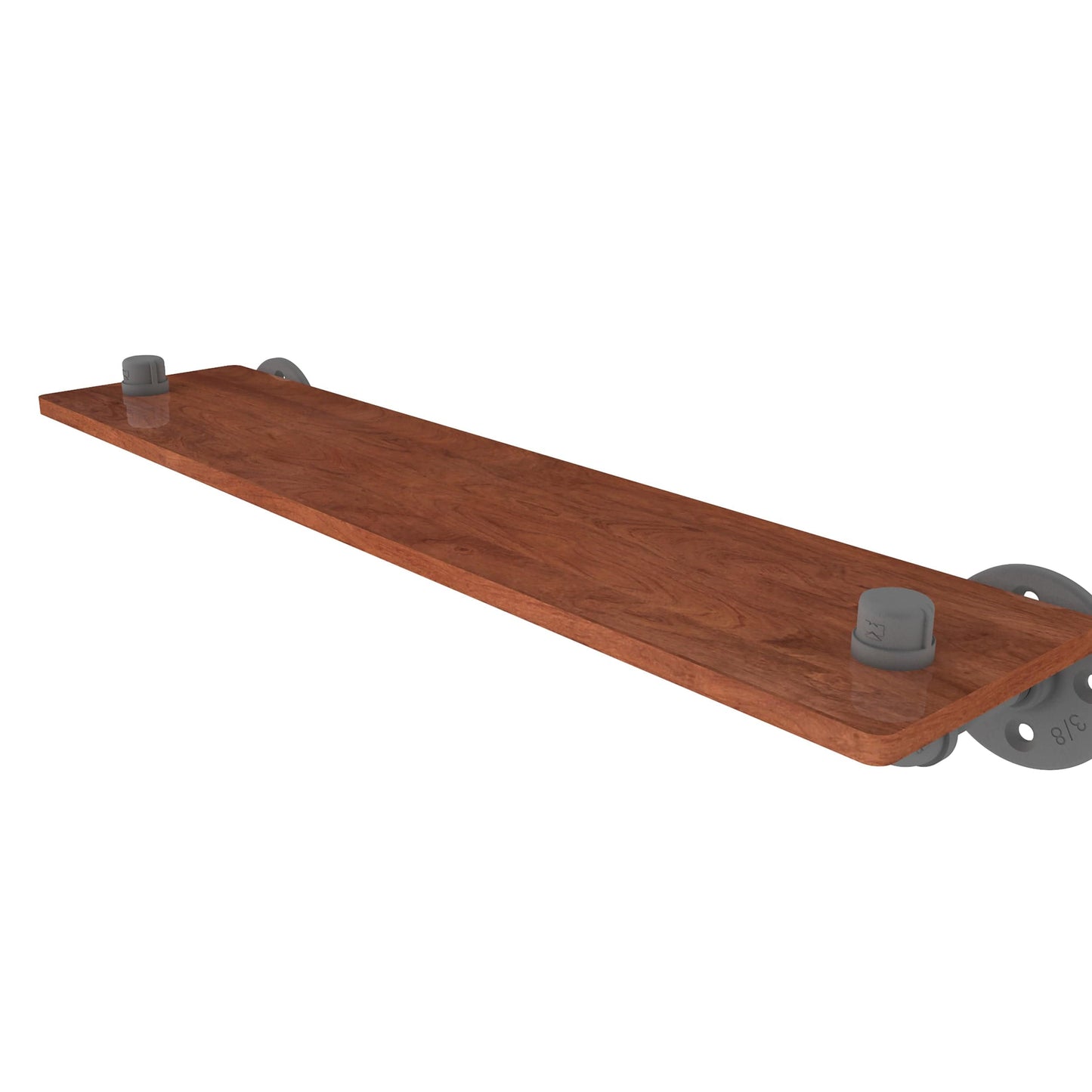 22" Ironwood Shelf, Matt Gray Finish alt 0