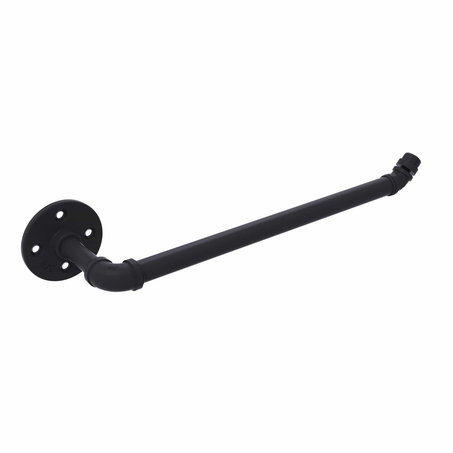 Wall Mounted Paper Towel Holder, Matte Black Finish alt 0