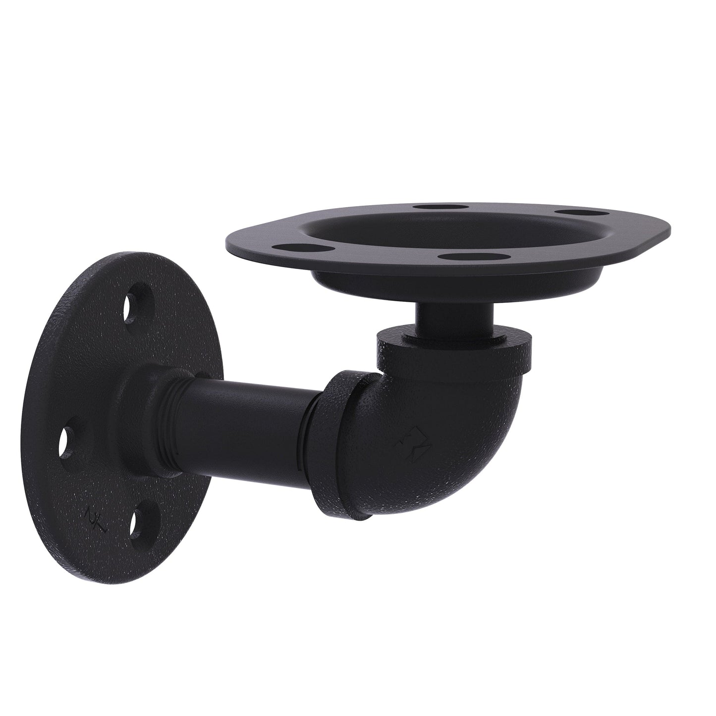 Wall Mounted Toothbrush Holder, Matt Black Finish alt 0