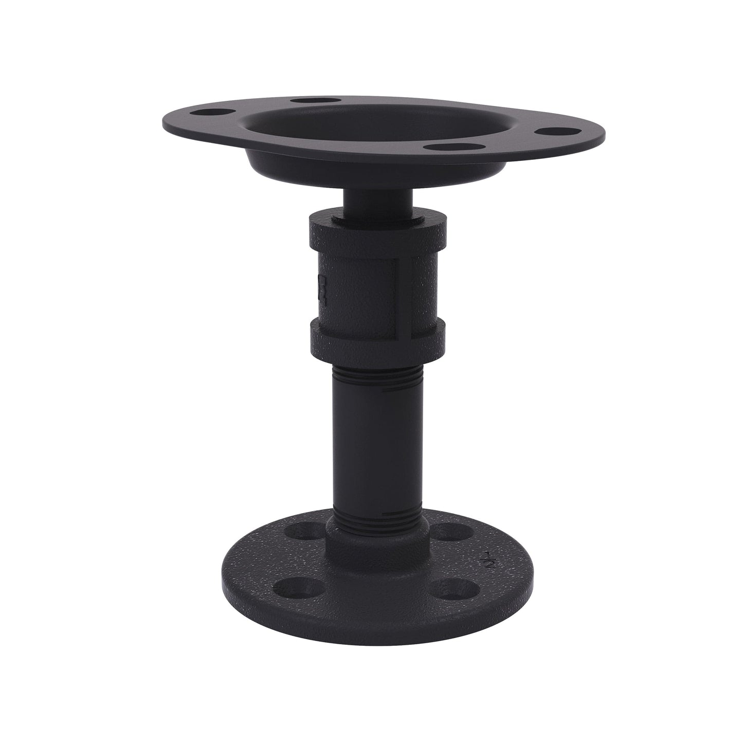 Vanity Top Toothbrush Holder, Matt Black Finish alt 0