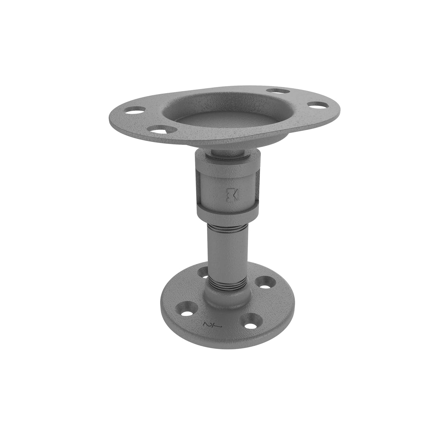 Vanity Top Toothbrush Holder, Matt Gray Finish alt 0