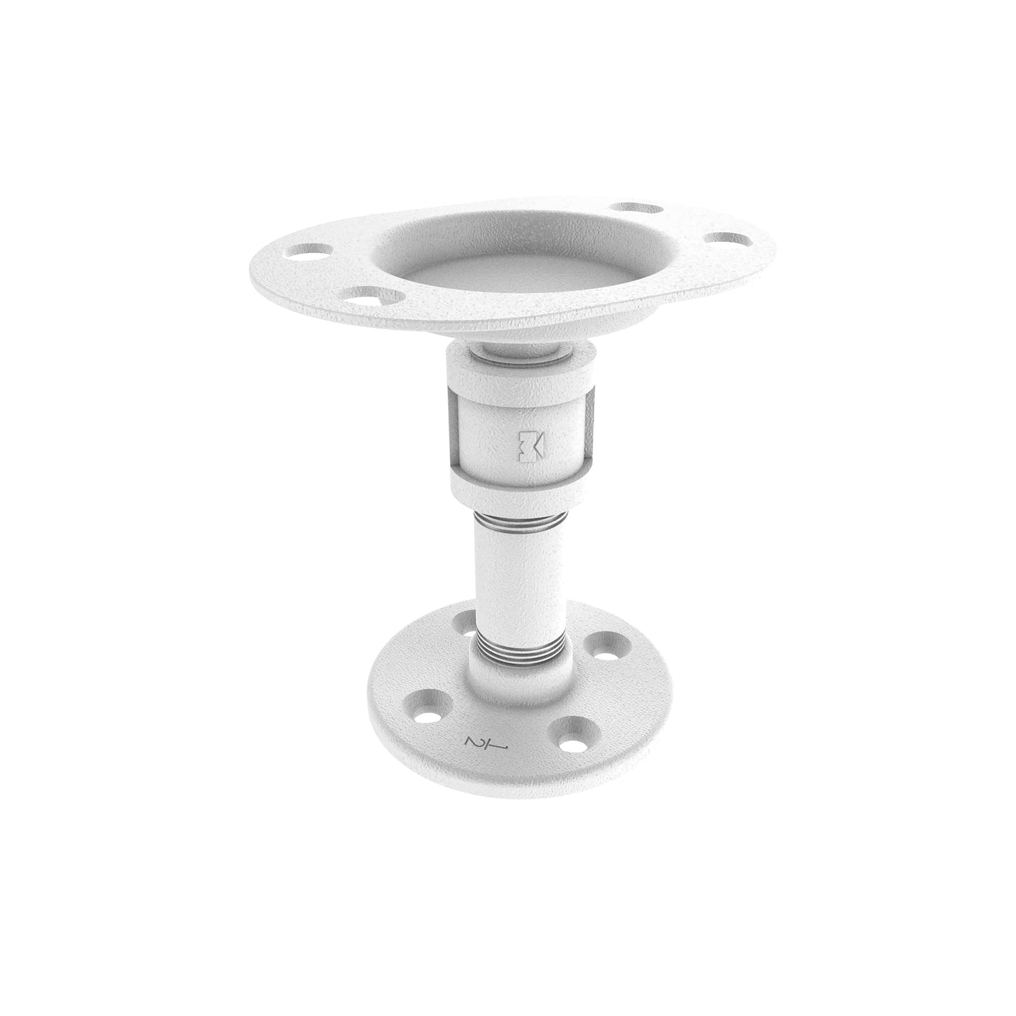 Vanity Top Toothbrush Holder, Matt White Finish alt 0
