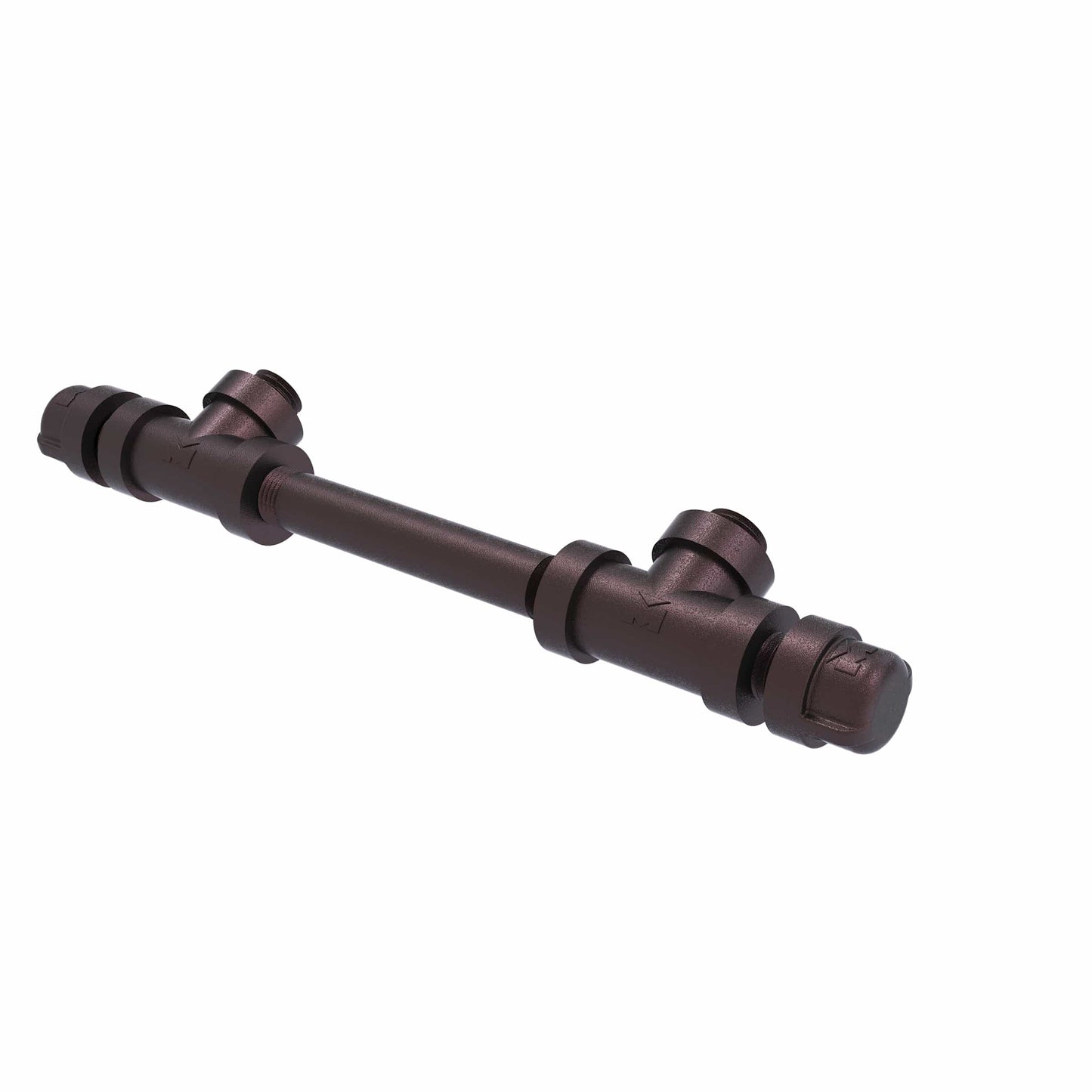 7" Overall Cabinet Pull, Antique Bronze Finish alt 0