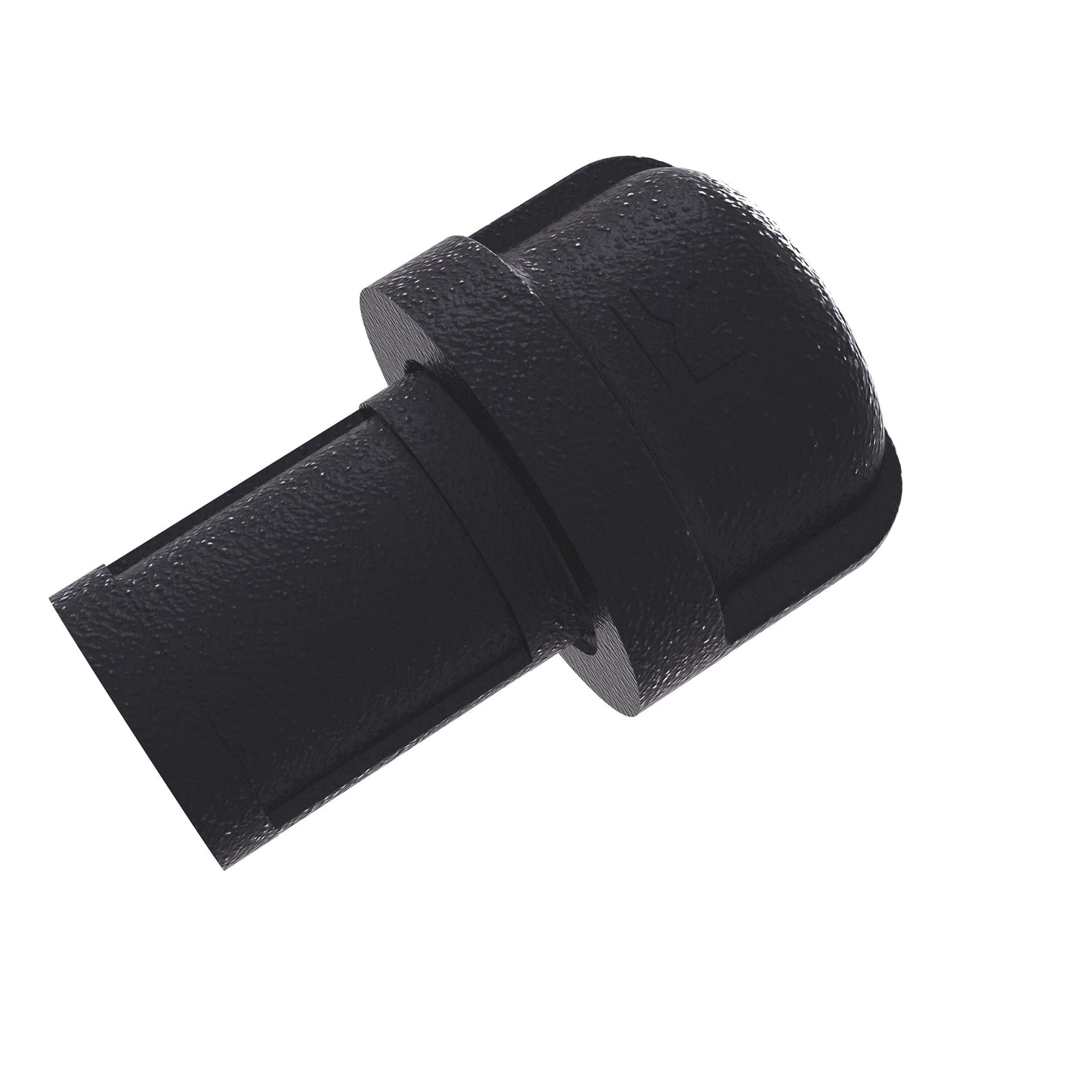 1" Cabinet Knob, Matt Black Finish alt 0