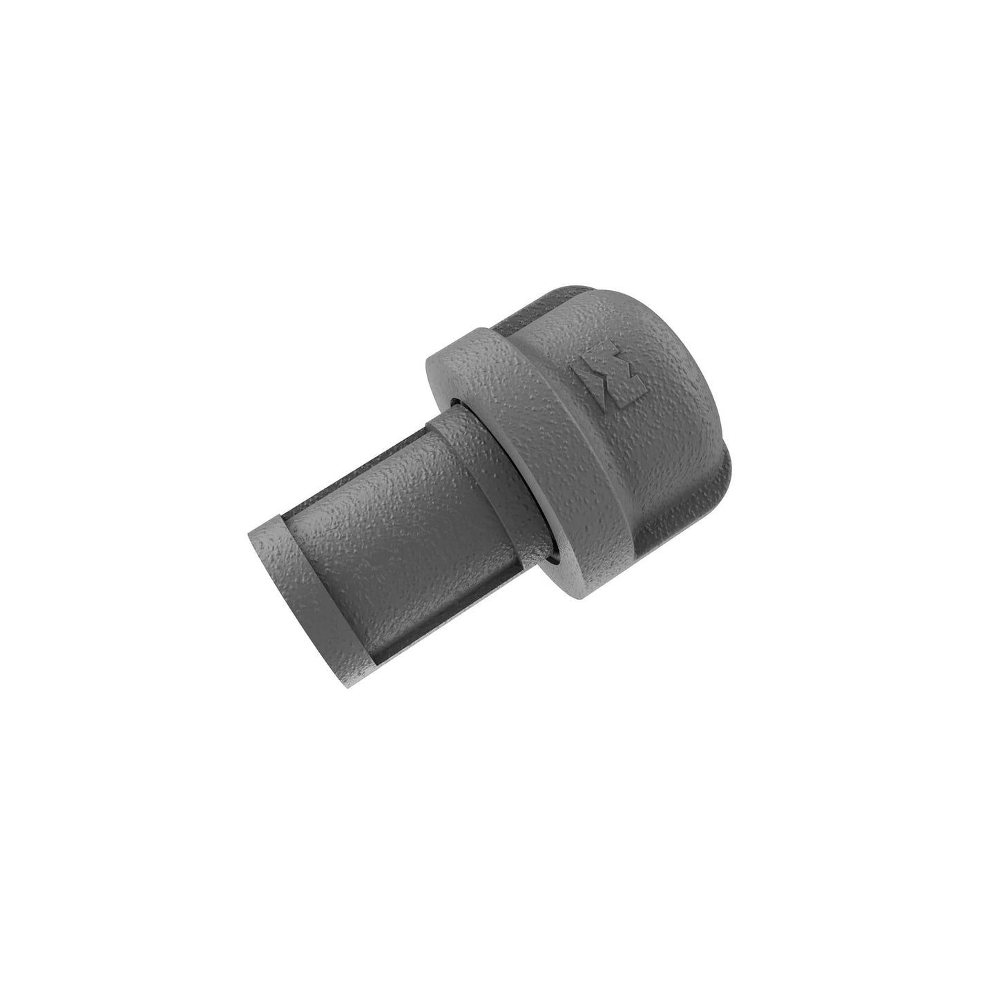 1" Cabinet Knob, Matt Gray Finish alt 0