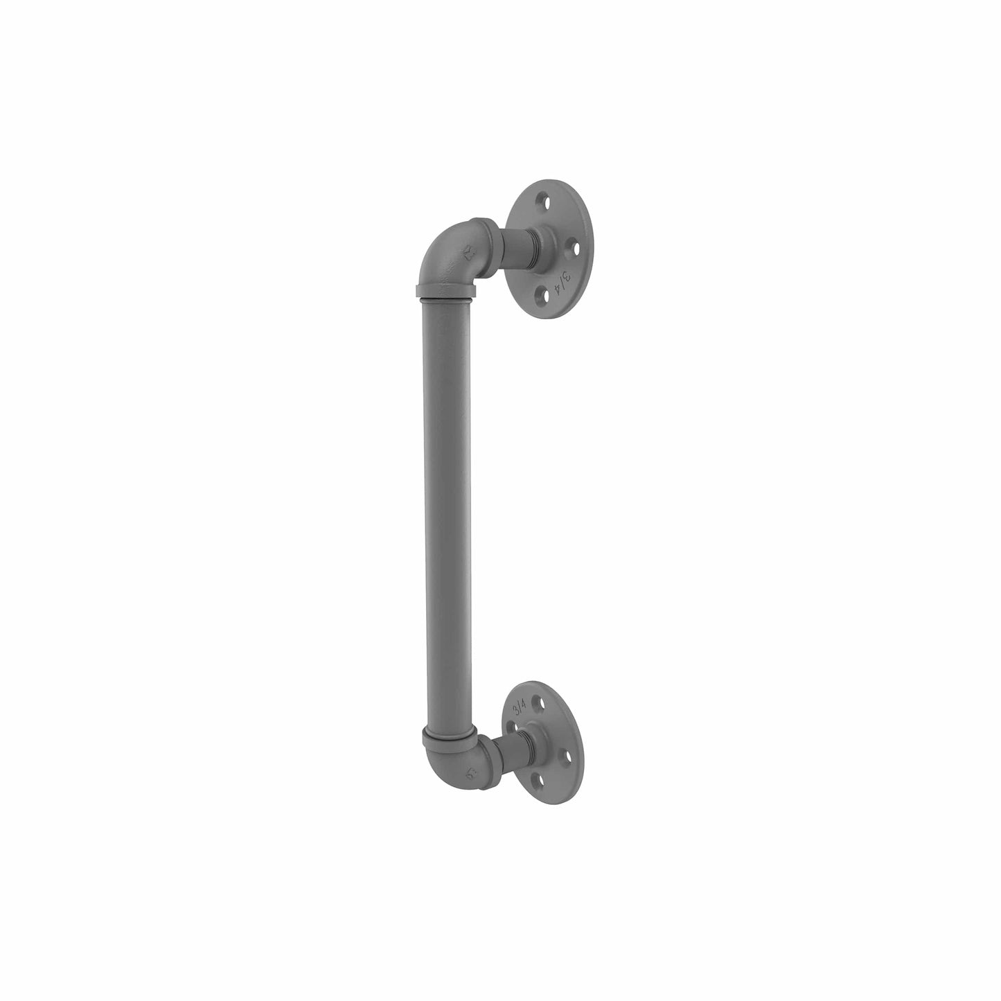 18" Door Pull, Matt Gray Finish alt 0