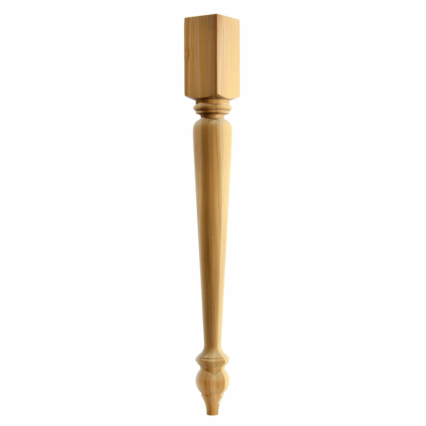 Turned leg, Style 120, 34.5"H - Hard Maple alt 0