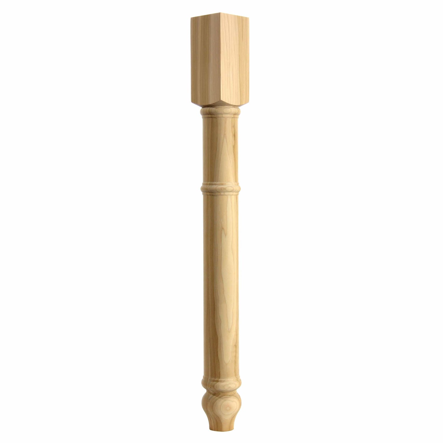 Turned leg, Style 125, 34.5"H - Poplar alt 0