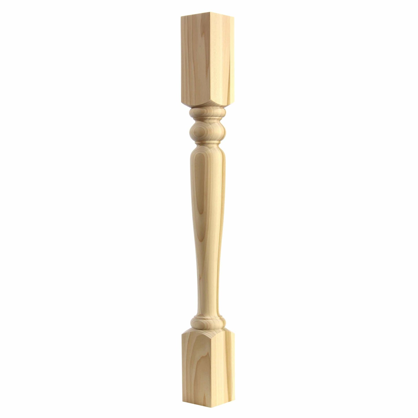 Turned post, Style 85, 34.5"H Poplar alt 0