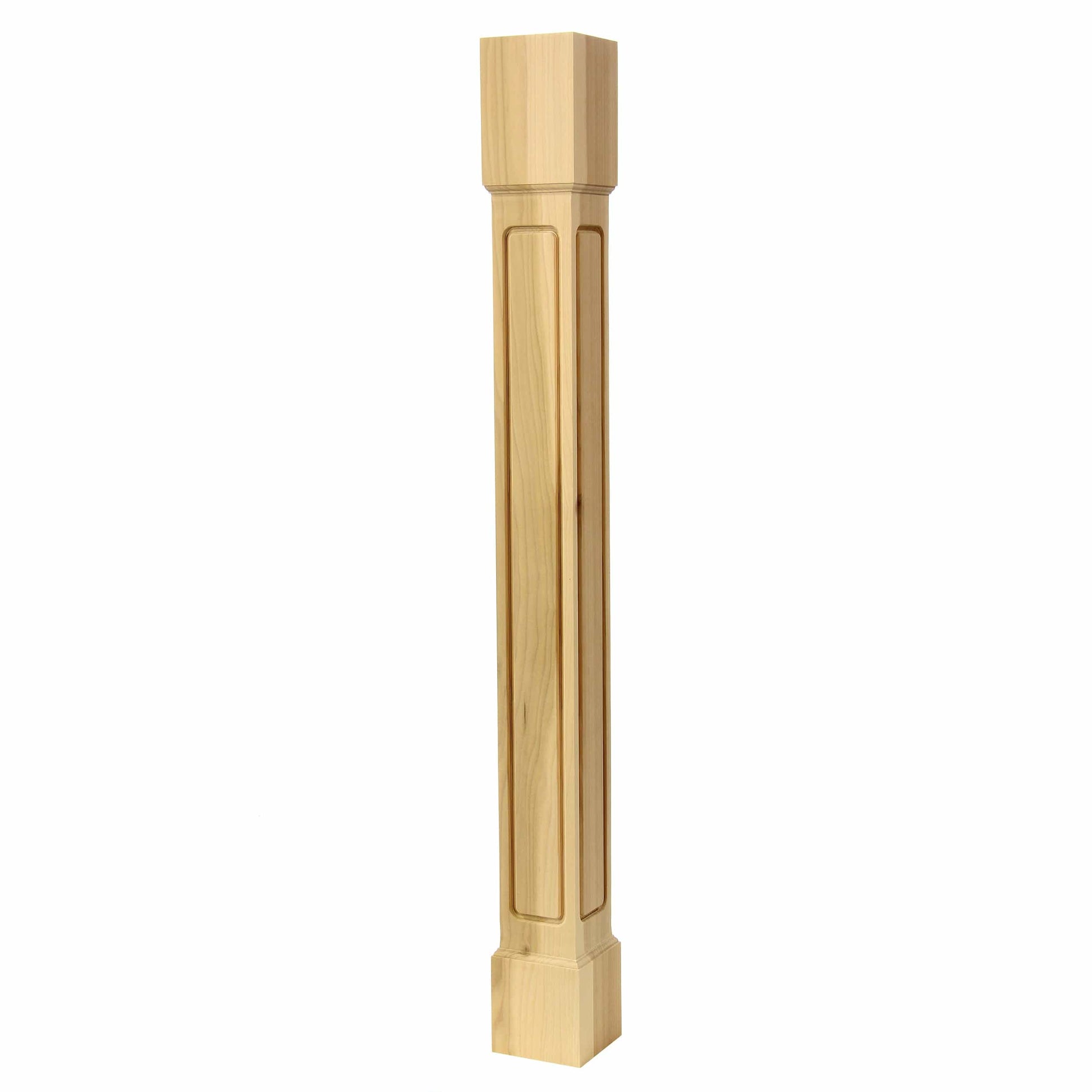 Square post, Style SQP-BGR-4, 40.5"H - Poplar alt 0