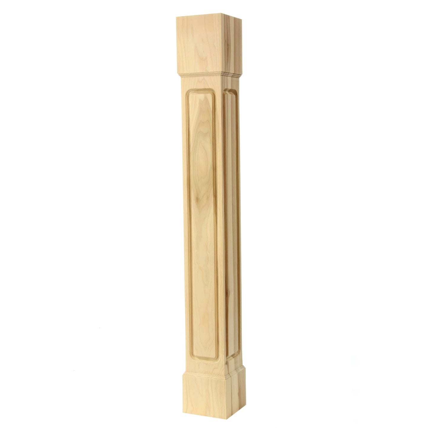 Square post, Style SQP-BGR-5, 40.5"H - Poplar alt 0