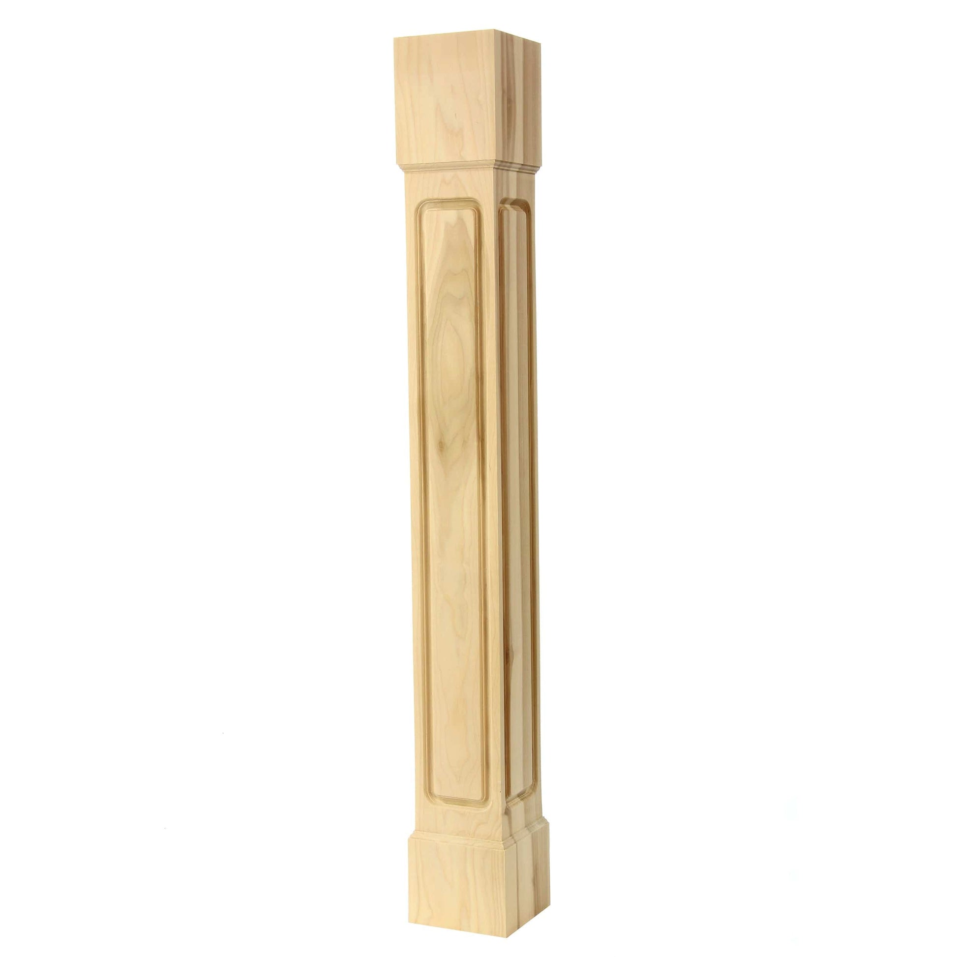 Square post, Style SQP-BGR-5, 40.5"H - Hard Maple alt 0