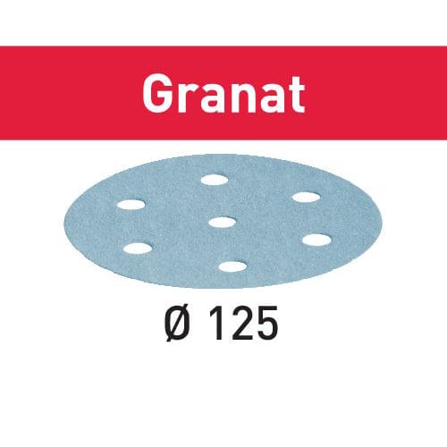Granat D125 Sandpaper Disc, P80, 10 Pack alt 0