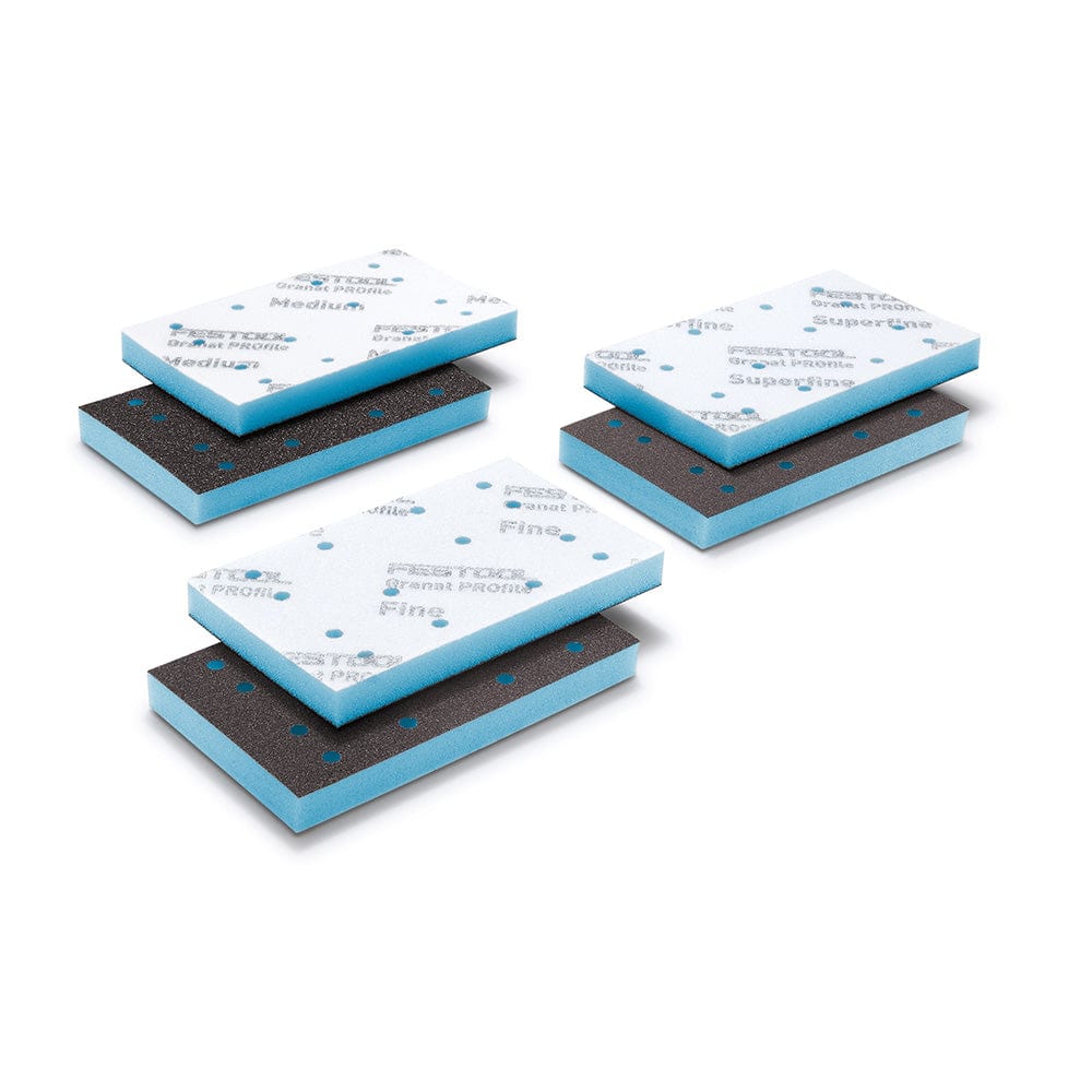アラタページ Granat PROfile Foam Abrasive Sheet - 80x133 Medium-Superfine - 10