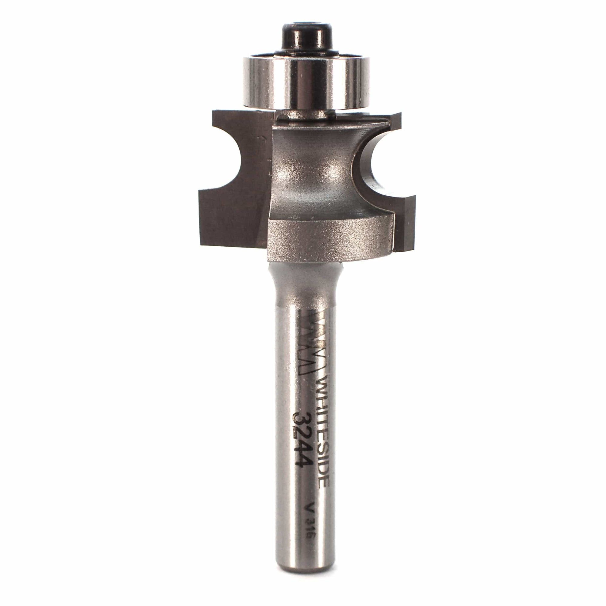 3244 Edge Beading Router Bit 1/4" SH 7/8" D X 1/4" BD X 9/16" CL X 2" OL alt 0