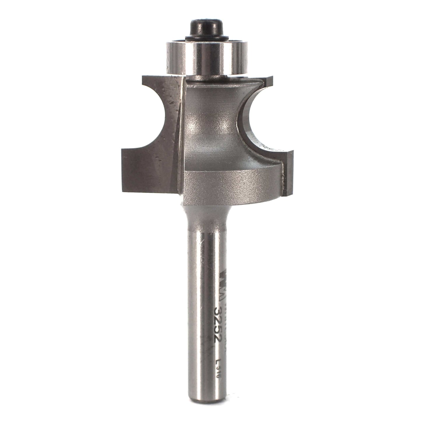 3252 Edge Beading Router Bit 1/4" SH 1-1/16" D X 3/8" BD X 3/4" CL X 2-1/4" OL alt 0