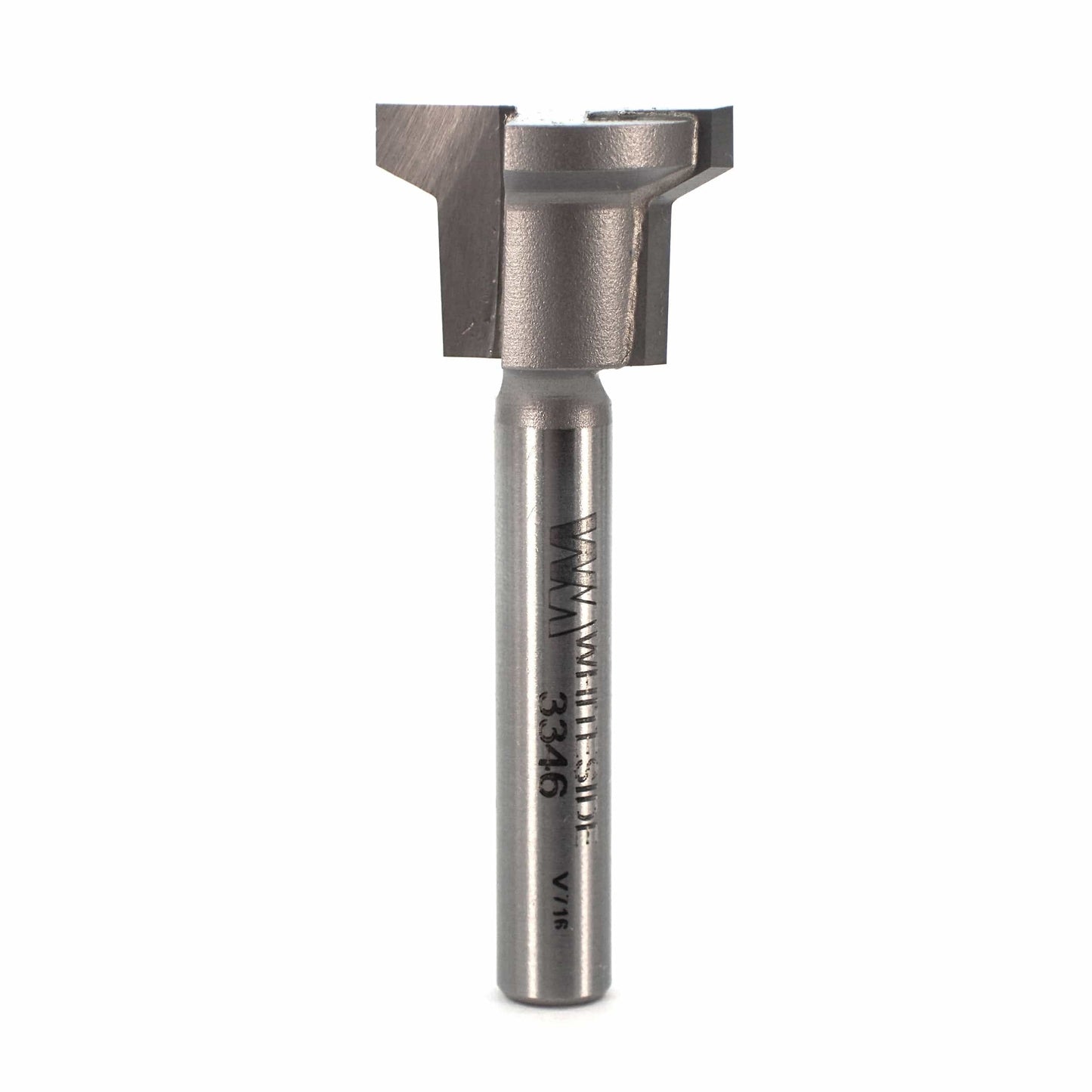 3346 Locking Drawer Glue Joint Router Bit 1/4" SH 3/4" D X 1/2" CL X 1-7/8" OL alt 0