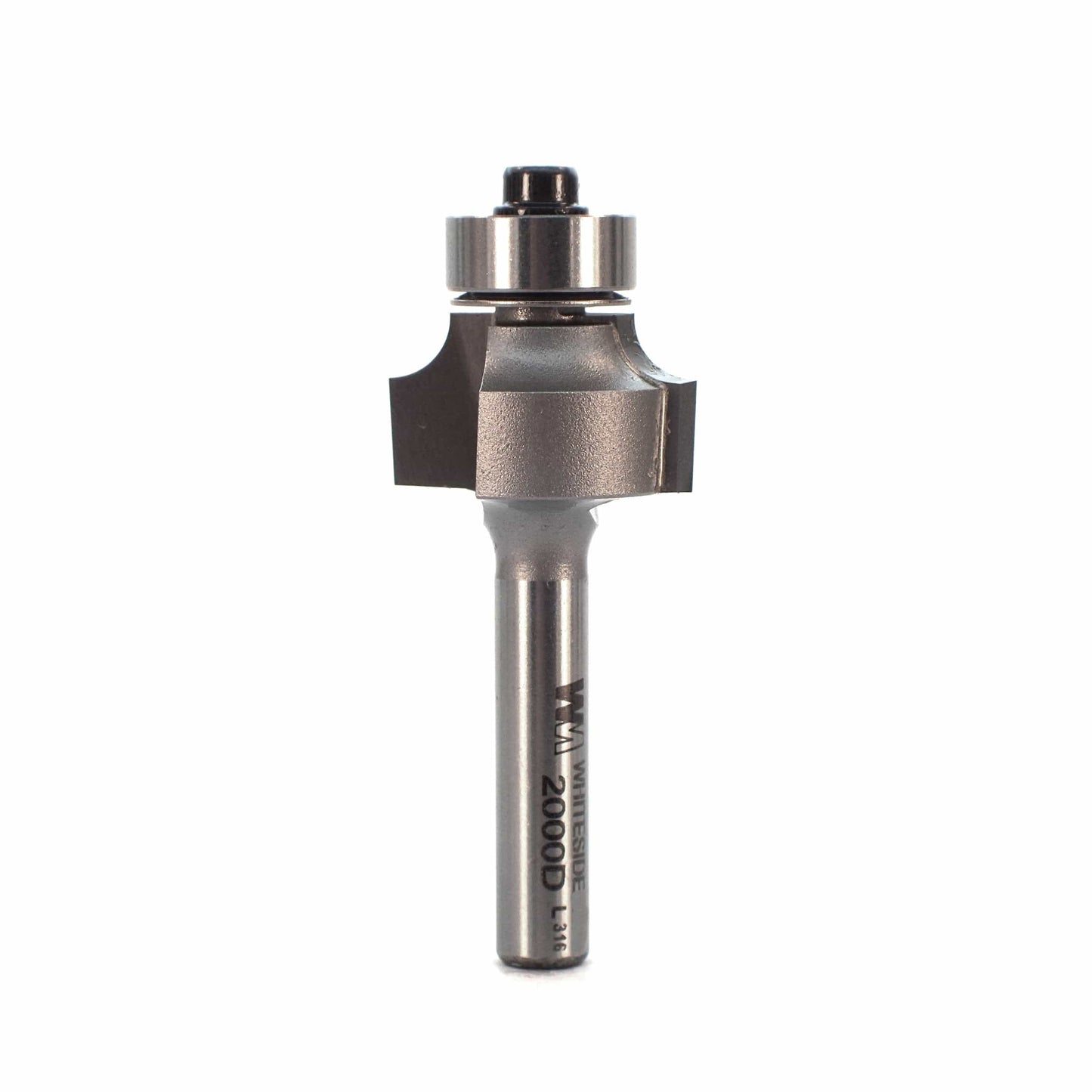 2000D Roundover Router Bit 1/4" SH 5/32" R X 13/16" D X 1/2" CL alt 0
