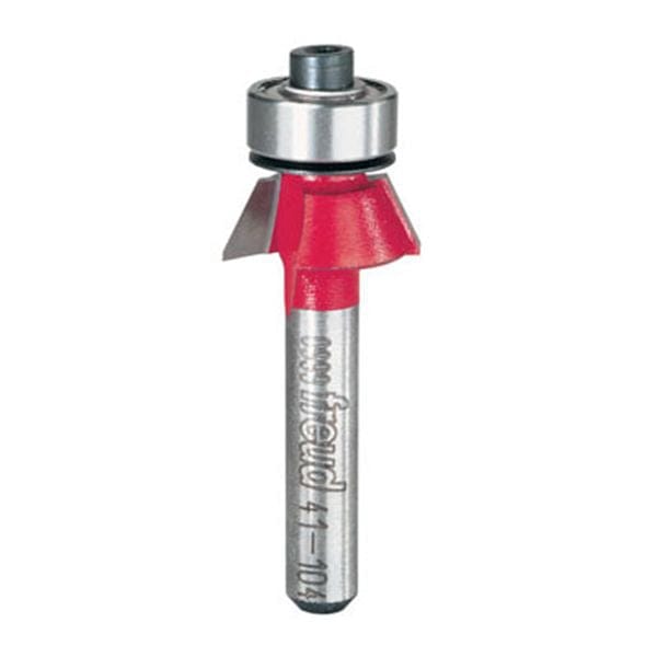 41-104 Bevel Trim Router Bit 1/4" SH 19/32" D 9/32" CL 25 Degrees alt 0