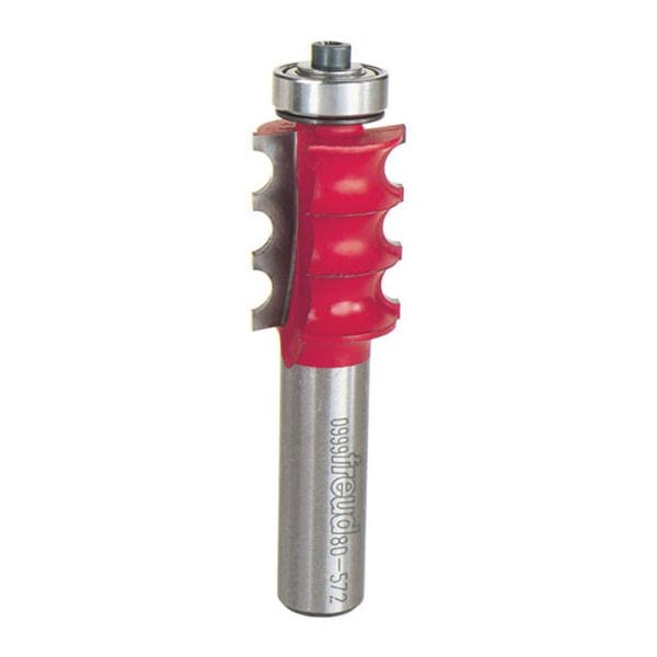 80-572 Triple Beading And Fluting Router Bit 1/2" Shank 1/8" R 1-5/64" CL alt 0