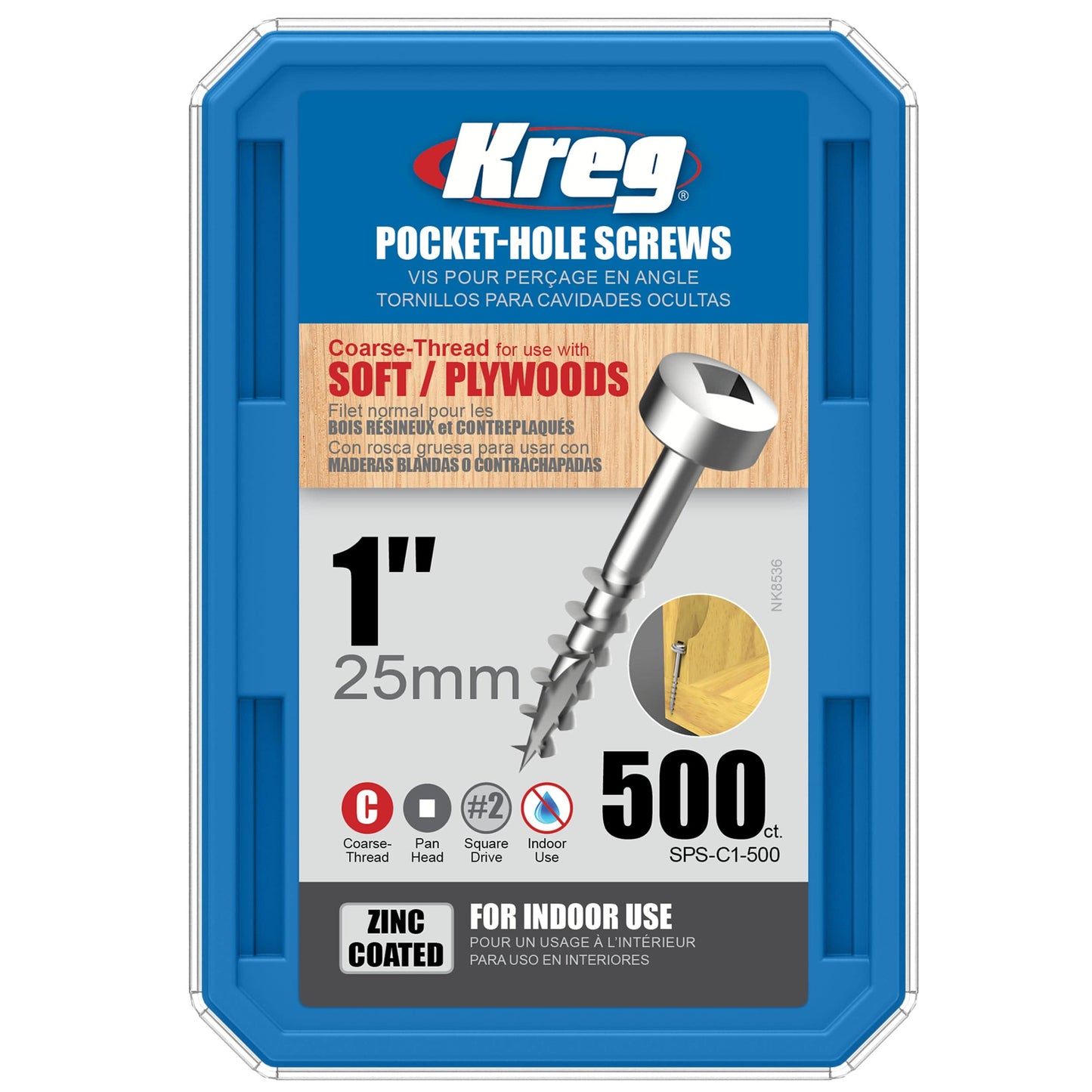 PH Screw #7x1in Coarse 500 ct alt 2