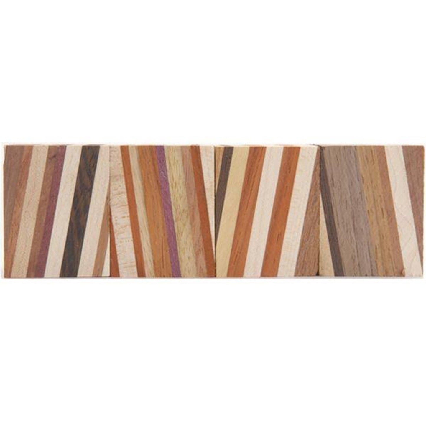 Laminated Hardwood Blanks Pack - 1-1/4" x 1-1/4" x 1-7/8" - 4 Piece alt 5