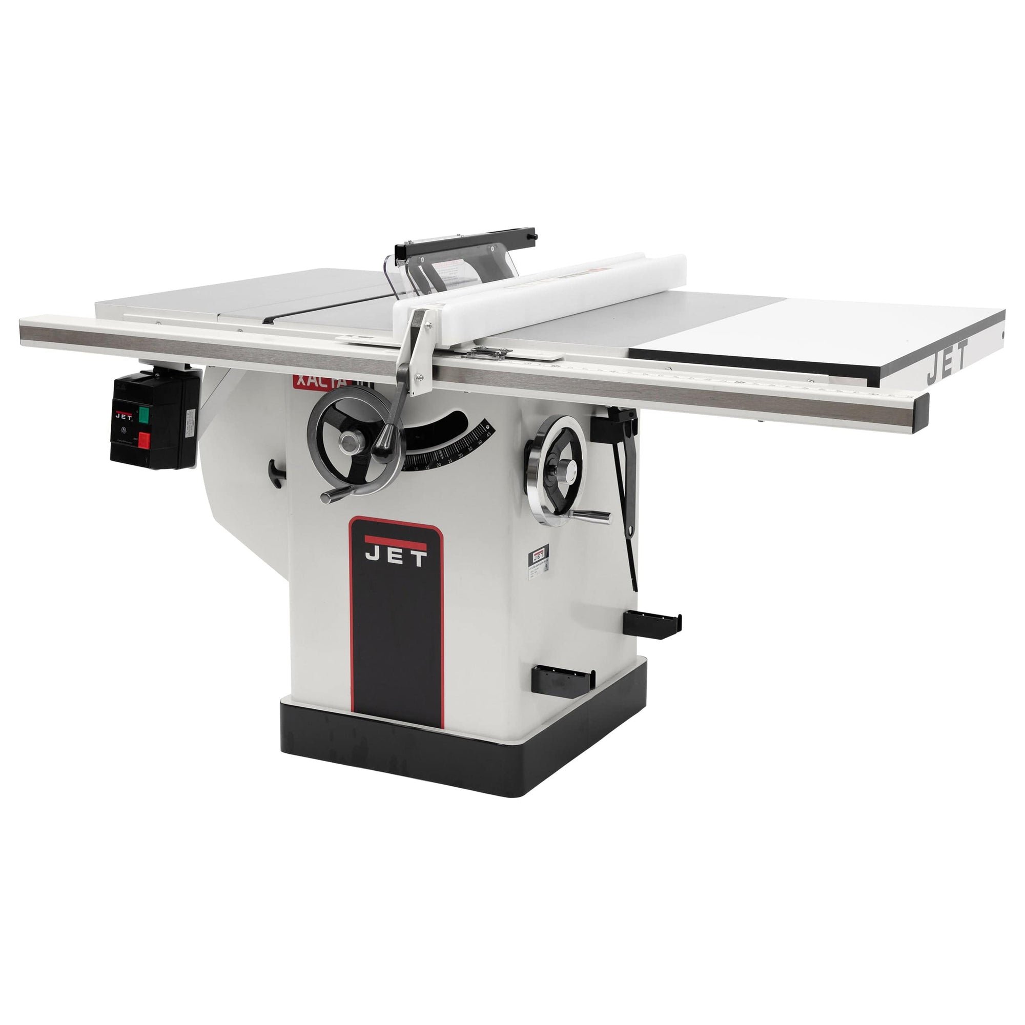 XACTASAW Deluxe 10" Table Saw with Cast Wings and 30" Rip Capacity - 3 HP 1 Ph 230V - JTAS-10DX