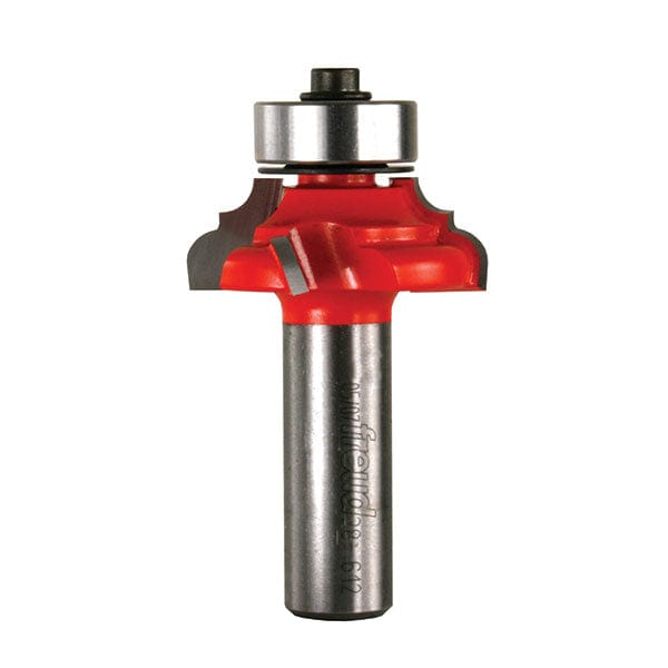 38-612 Quadra-Cut Classical Cove And Round Router Bit 1/2" SH 1-1/8" D alt 0